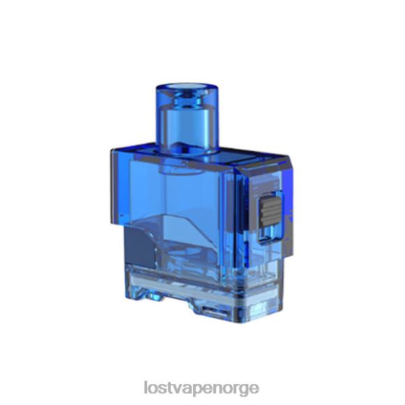 Lost Vape Orion kunst tomme erstatningsputer | 2,5 ml blå klar | Lost Vape Review Norge NHN0H317