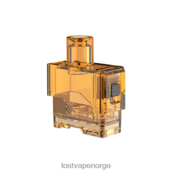 Lost Vape Orion kunst tomme erstatningsputer | 2,5 ml gult klart | Lost Vape Disposable NHN0H318
