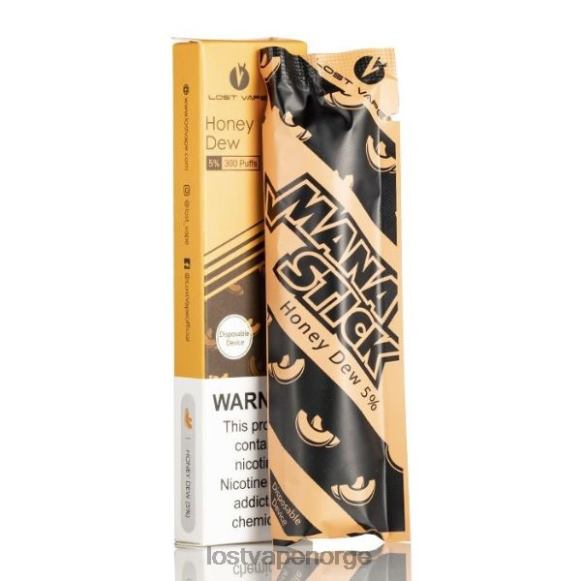 Lost Vape Mana engangspinne | 300 drag | 1,2 ml honningdugg 5 % | Lost Vape Pods Near Me NHN0H520