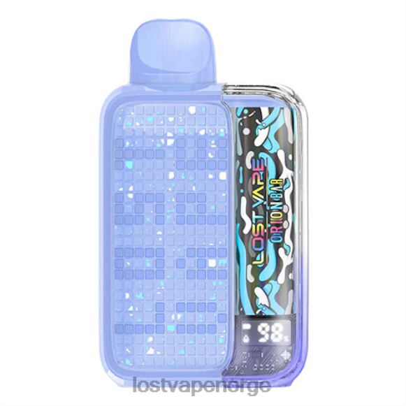 Lost Vape Orion bar engangs 10000 puff 20ml 50mg blå razz is | Lost Vape Wholesale NHN0H26