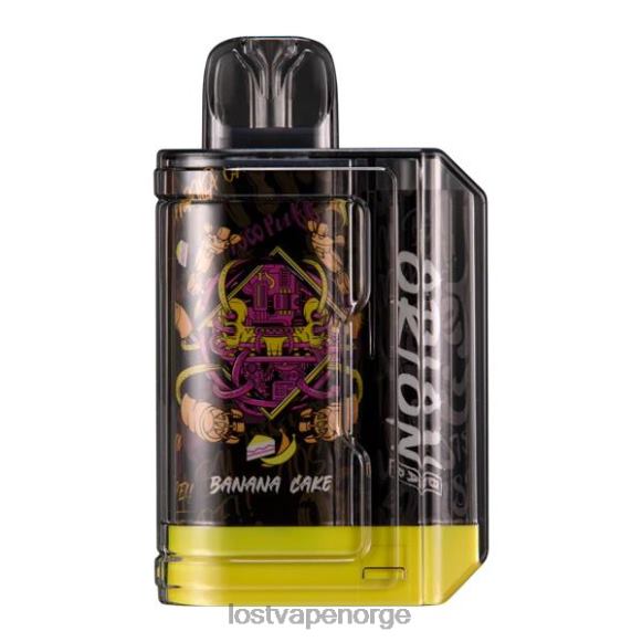 Lost Vape Orion engangsbar | 7500 puff | 18ml | 50 mg banankake | Lost Vape Wholesale NHN0H56