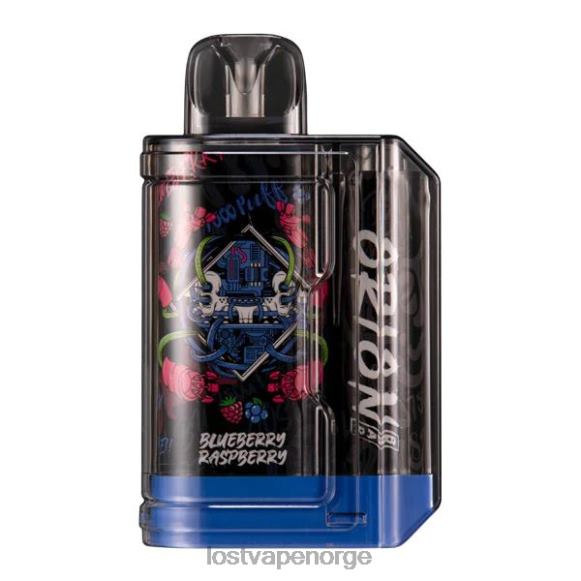 Lost Vape Orion engangsbar | 7500 puff | 18ml | 50 mg blåbær bringebær | Lost Vape Near Me NHN0H49