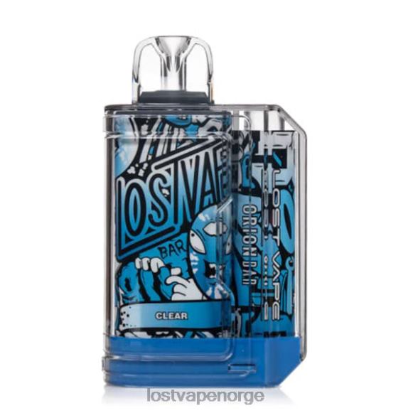 Lost Vape Orion engangsbar | 7500 puff | 18ml | 50 mg klar | Lost Vape Price Norge NHN0H94
