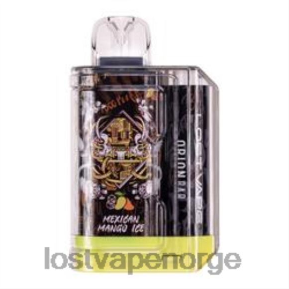 Lost Vape Orion engangsbar | 7500 puff | 18ml | 50 mg meksikansk mango is | Lost Vape Wholesale NHN0H86