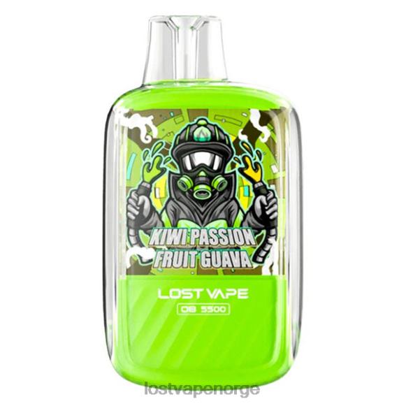 Lost Vape Orion ob5500 5500 puffs 14ml 50mg engangs kiwi pasjonsfrukt guava | Lost Vape Customer Service NHN0H103