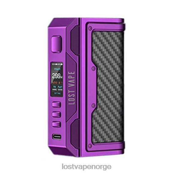 Lost Vape Thelema quest 200w mod lilla/karbonfiber | Lost Vape Wholesale NHN0H186