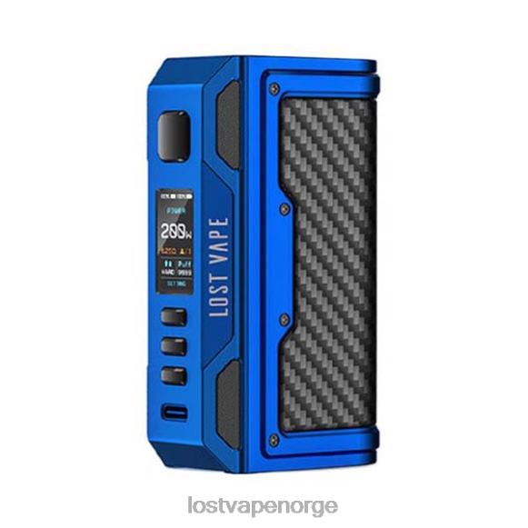 Lost Vape Thelema quest 200w mod matt blå/karbonfiber | Lost Vape Review Norge NHN0H177