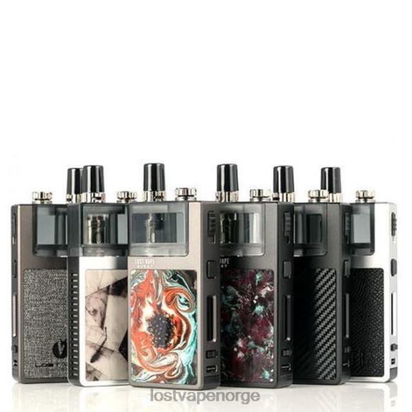 Lost Vape Orion q-ultra 40w-sett gunmetal/lin grå | Lost Vape Review Norge NHN0H507