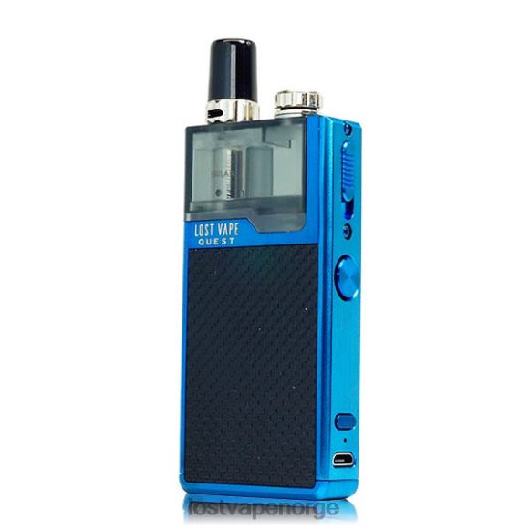 Lost Vape Quest orion q pod enhet komplett sett blå/svart vev | Lost Vape Flavors Norge NHN0H465