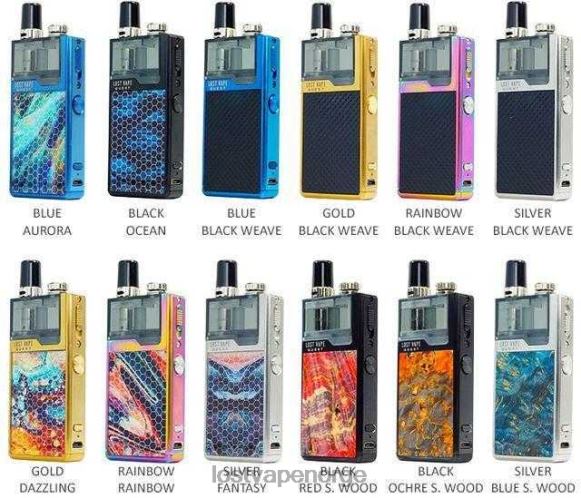 Lost Vape Quest orion q pod enhet komplett sett rustfritt stål/oase stabbwood | Lost Vape Pods Near Me NHN0H480