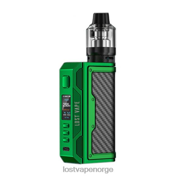 Lost Vape Thelema quest 200w-sett grønn/karbonfiber | Lost Vape Flavors Norge NHN0H145