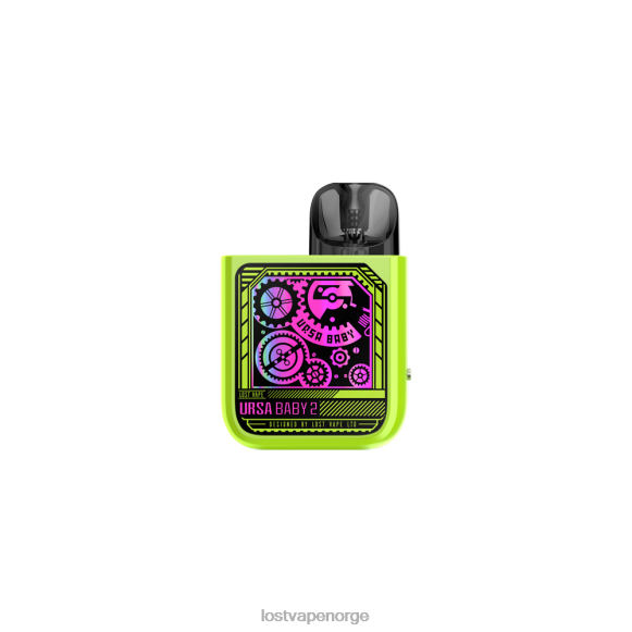 Lost Vape URSA Baby 2 sett | pod system pop grønt/tidsgir | Lost Vape Wholesale NHN0H356