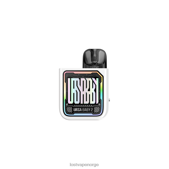 Lost Vape URSA Baby 2 sett | pod system teknisk hvit/fancy labyrint | Lost Vape Oslo NHN0H352