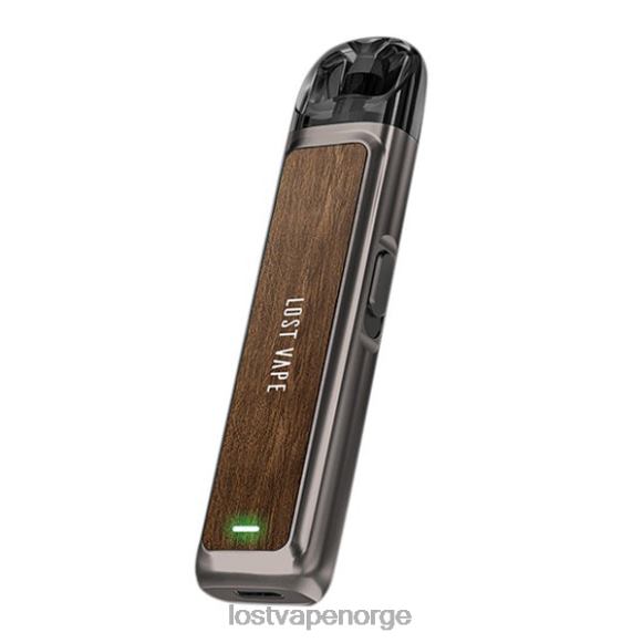 Lost Vape URSA pod kit | 800 mah gunmetall valnøtttre | Lost Vape Customer Service NHN0H223