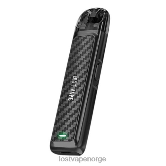 Lost Vape URSA pod kit | 800 mah svart karbonfiber | Lost Vape Flavors Norge NHN0H225