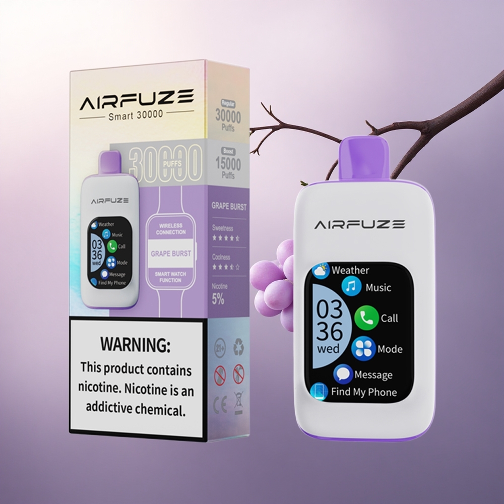 AirFuze Smart 30000 Puffs Drueeksplosjon Smart 900mAh 5% Nikotin