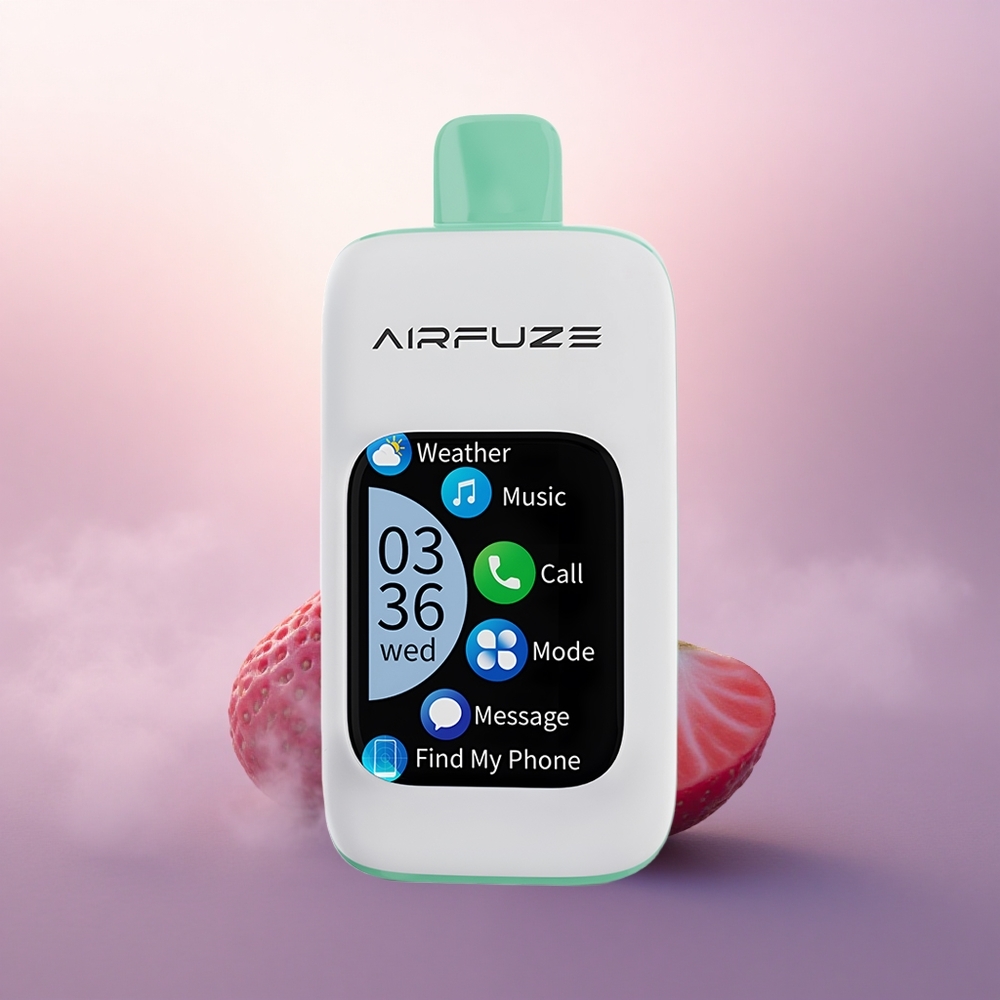 AirFuze Smart 30000 Puffs Jordbær Sommertid 5% Nikotin 900mAh