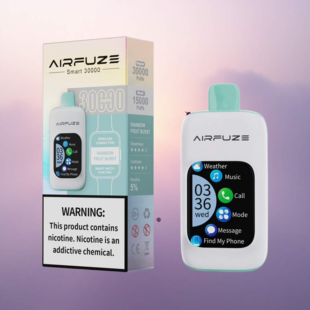AirFuze Smart 30000 Puffs Regnbue Frukt Eksplosjon 5% Nikotin 900mAh