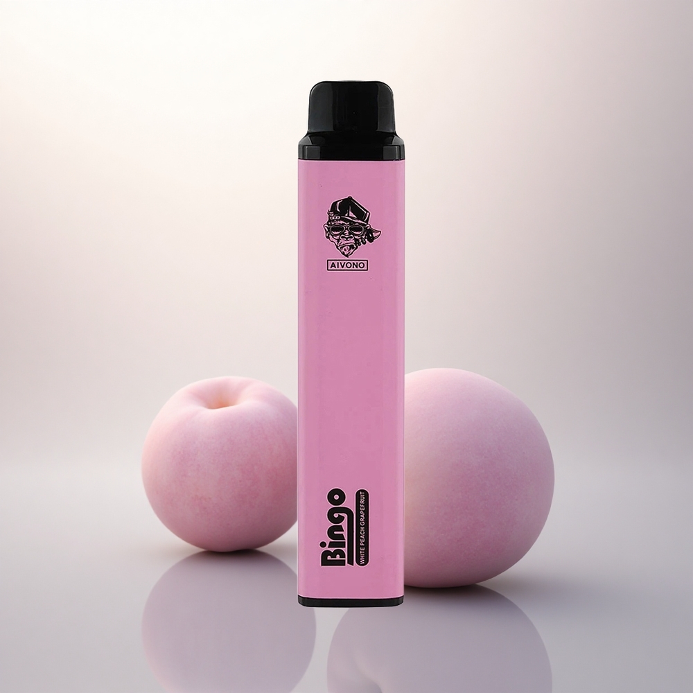 Aivono Aim Bingo 4000 Puffs Hvit Fersken Grapefrukt 1000mAh 5% Nikotin