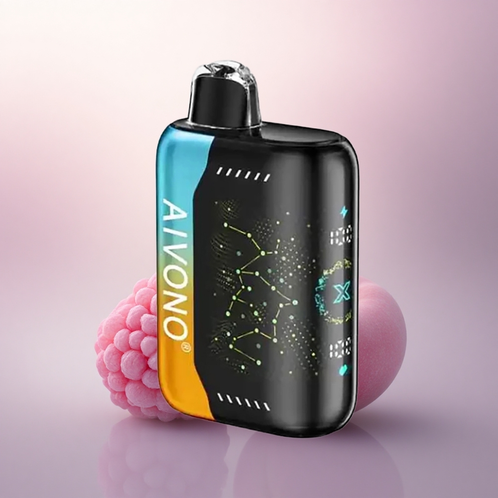 Aivono Aim Boom 25000 Puffs Bringebær Fersken Lime 0% Nikotin 650mAh