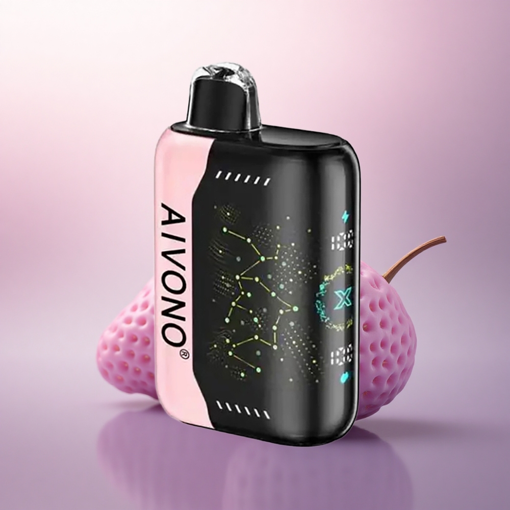 Aivono Aim Boom 25000 Puffs Jordbær B Pop 650mAh 0% nikotin