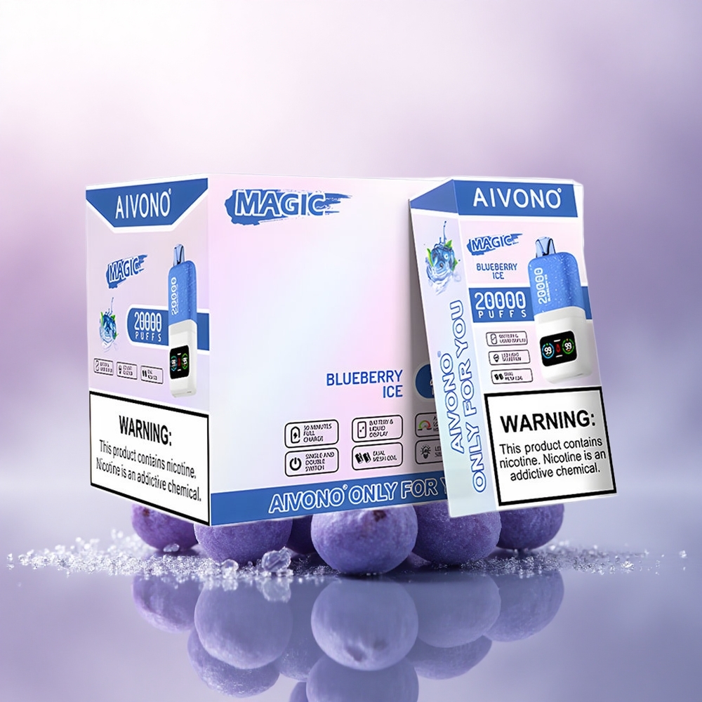 Aivono Aim Magic 20000 Puffs Blåbæris med 5% nikotin og 600mAh