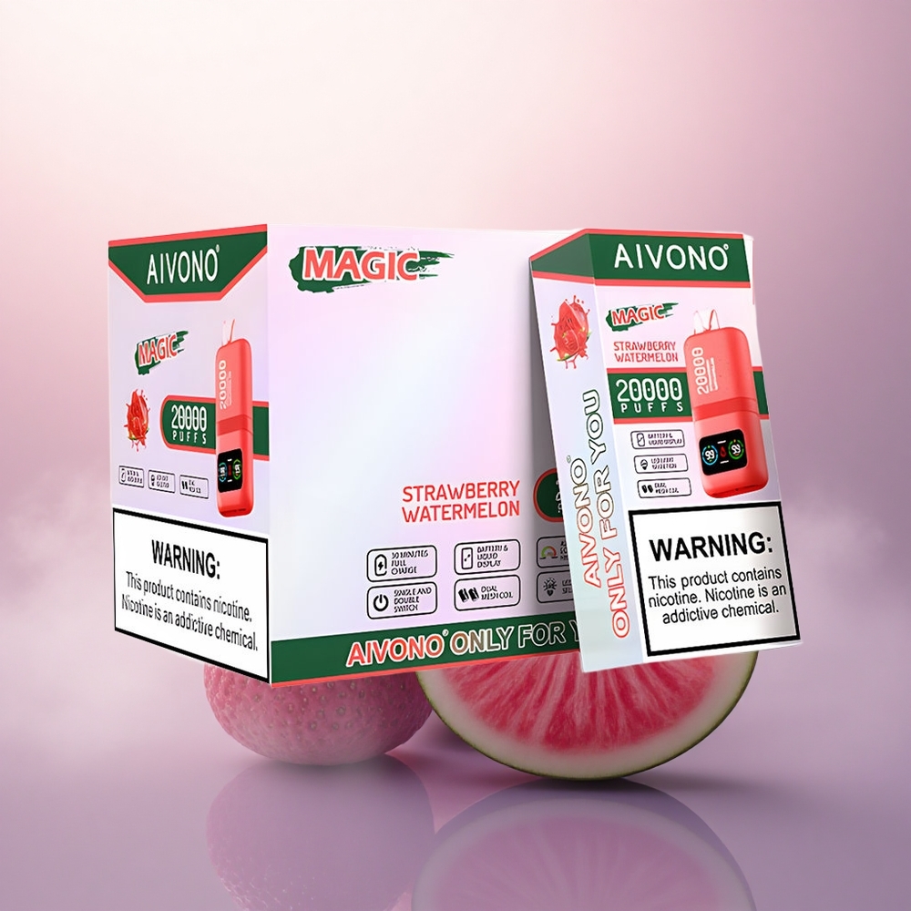 Aivono Aim Magic 20000 Puffs Jordbær Vannmelon Dual Mesh 600mAh