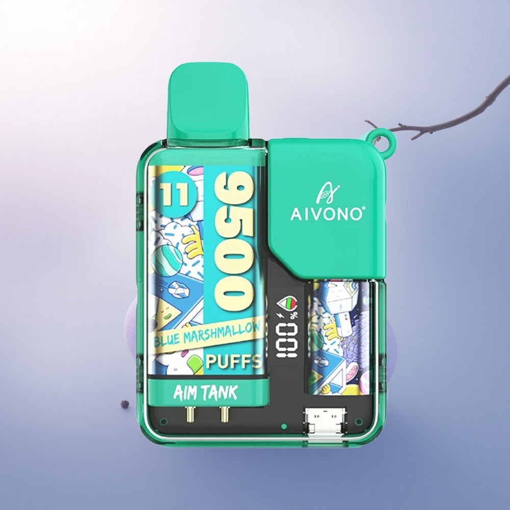 Aivono Aim Tank 9500 Puffs Blå Marshmallow 650mAh 5% Nikotin