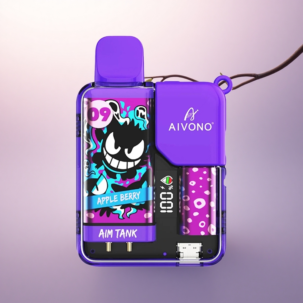 Aivono Aim Tank 9500 Puffs Eplebær 650mAh 5% Nikotin