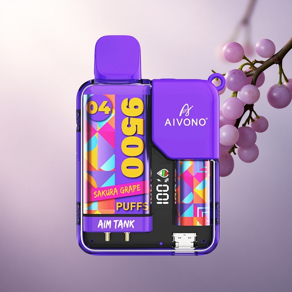 Aivono Aim Tank 9500 Puffs Sakura Drue 18ml 650mAh