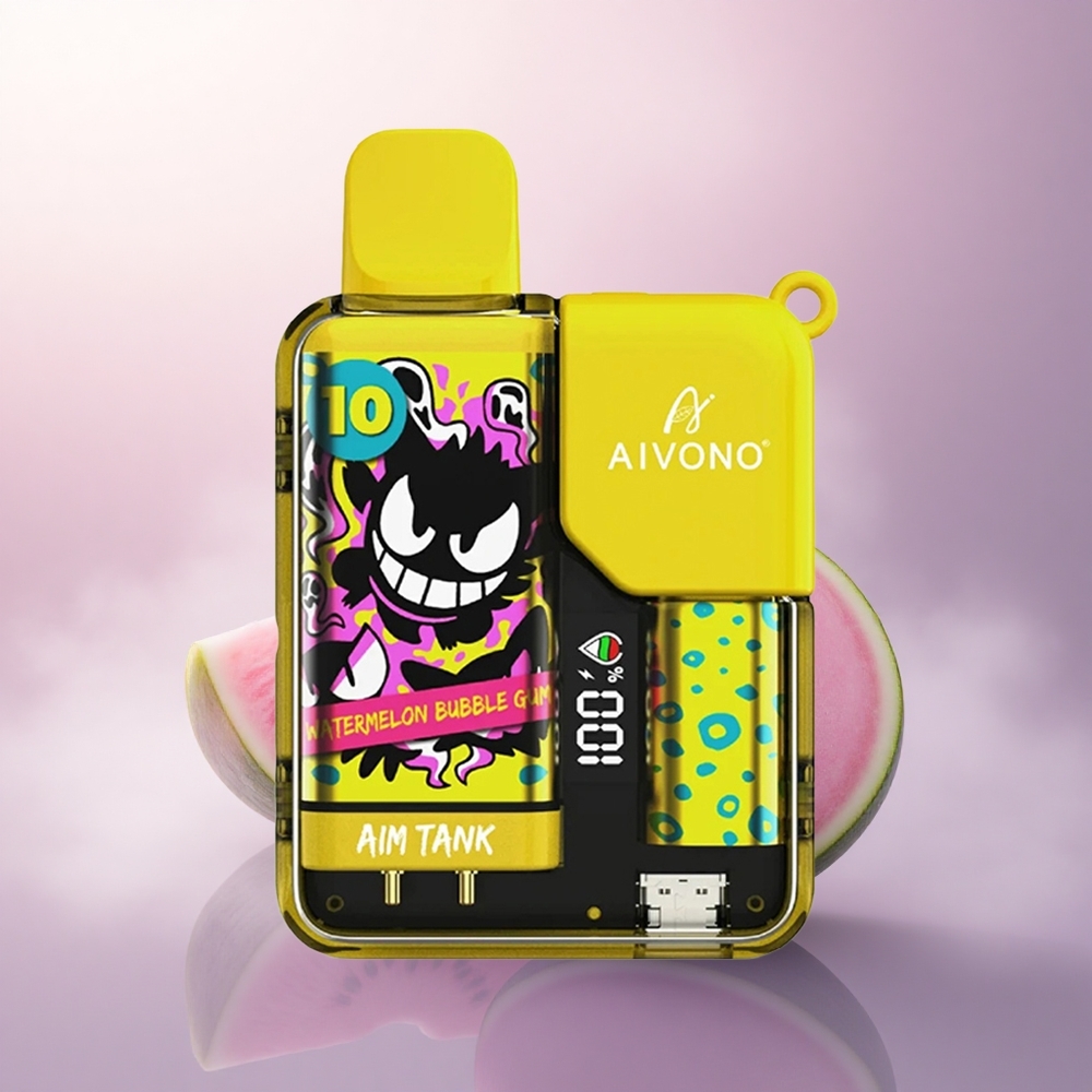 Aivono Aim Tank 9500 Puffs Vannmelon Boblegum 650mAh 3% Nikotin