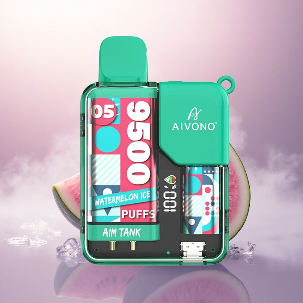 Aivono Aim Tank 9500 Puffs Vannmelon Is 650mAh 1.2ohm Mesh