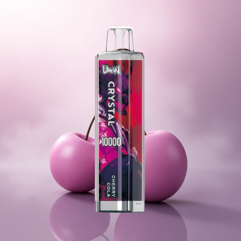 Uwin Crystal 10000 Puffs Kirsebær Cola med RGB-belysning og 650mAh