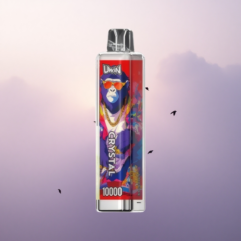 Uwin Crystal 10000 Puffs Kjærlighet 66 RGB Lys 5% Nikotin 650mAh