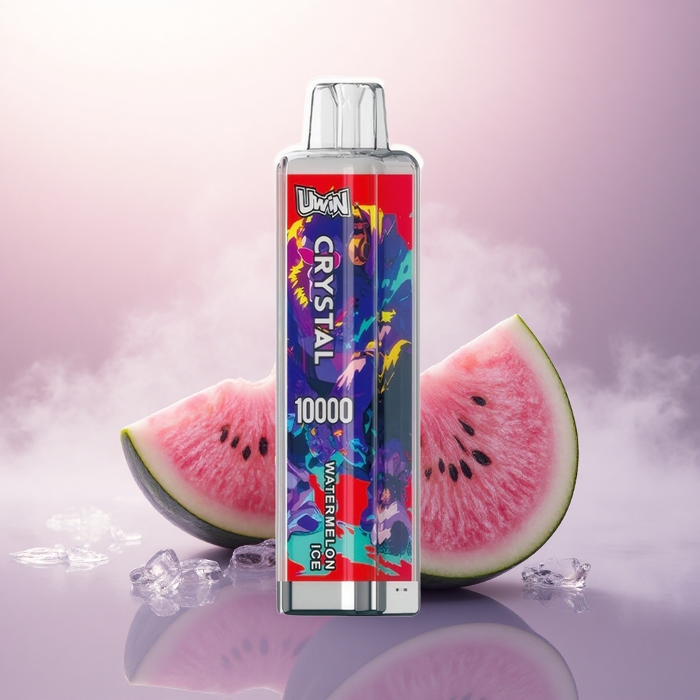 Uwin Crystal 10000 Puffs Vannmelonis med RGB-lys og 650mAh