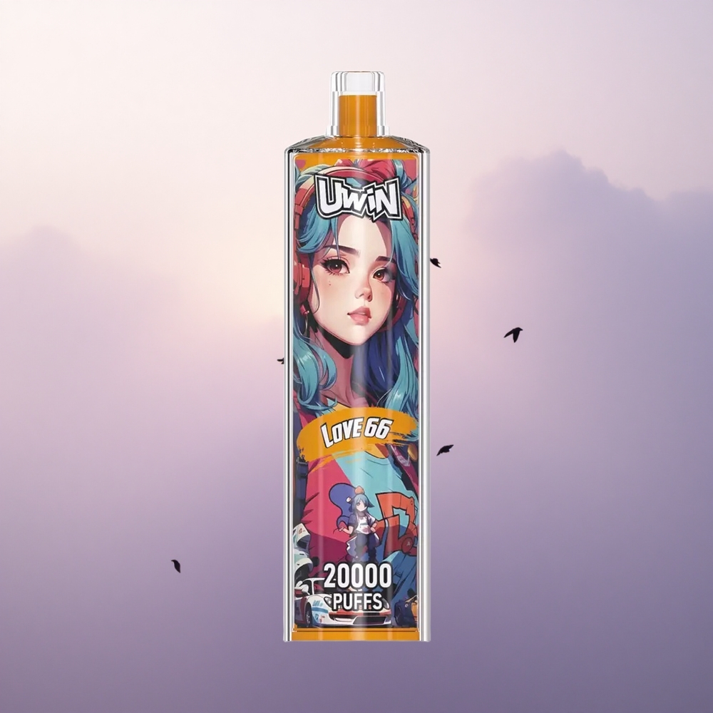 Uwin Shisha Hookah Crystal 20000 Puffs Kjærlighet 66 Nikotinfri 650 mAh