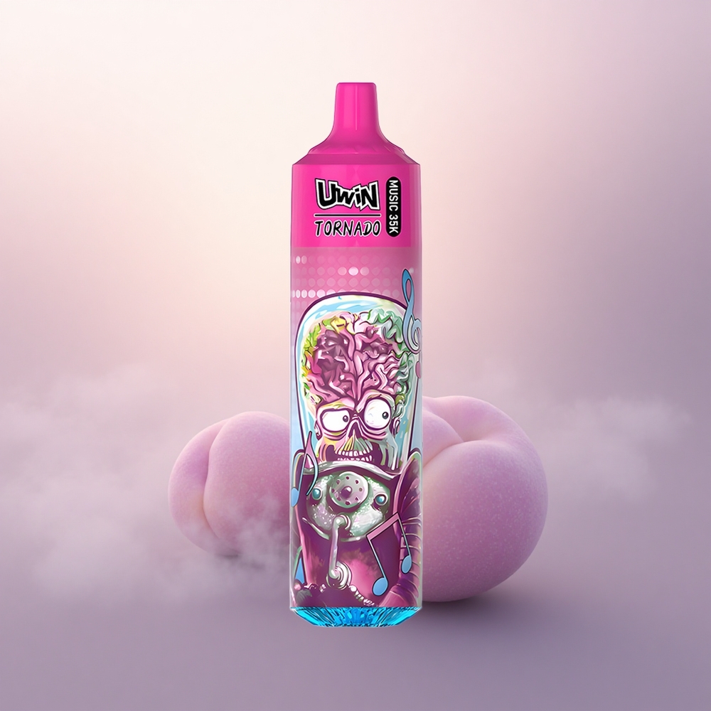 Uwin Tornado 35K Music Puffs Fersken Bær 5% Nikotin 600mAh