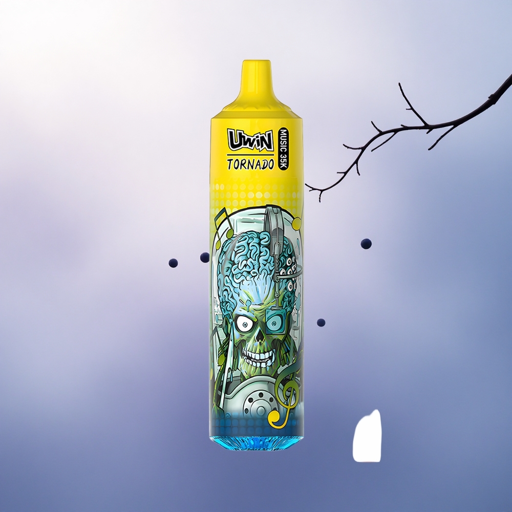 Uwin Tornado 35K Music Puffs Herr Blå 600mAh 1.0 Ohm