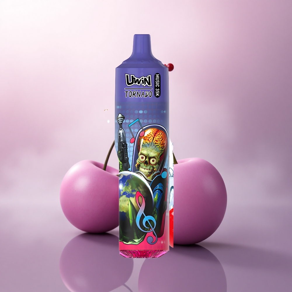 Uwin Tornado 35K Music Puffs Kirsebær Cola 600mAh 1.0 Ohm