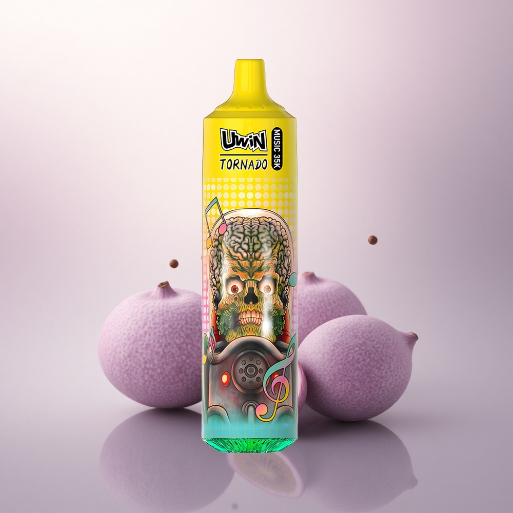 Uwin Tornado 35K Music Puffs Kiwi Pasjonsfrukt Guava 600mAh 5% Nikotin
