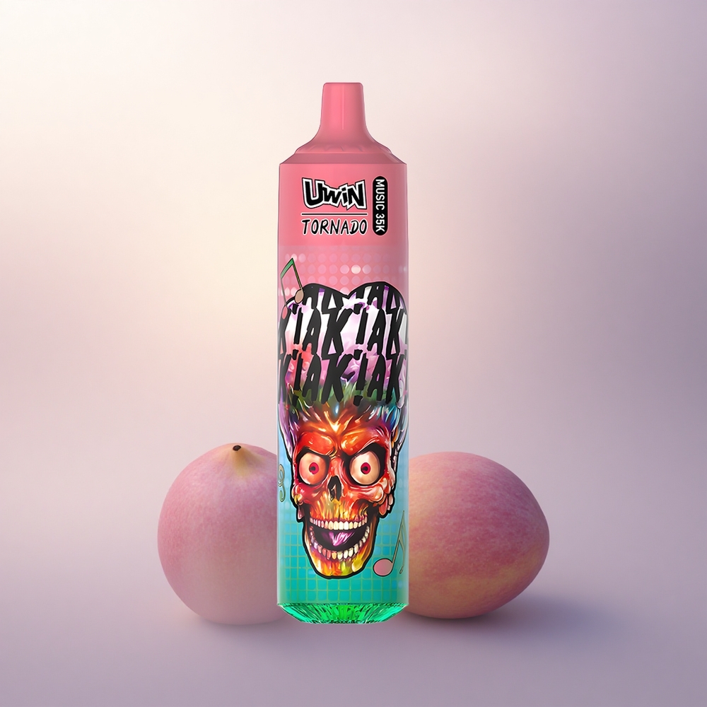 Uwin Tornado 35K Music Puffs Pfirsikkmango Ananas 600mAh 1.0 Ohm
