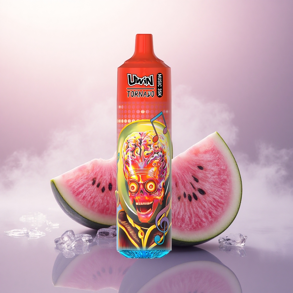 Uwin Tornado 35K Music Puffs Vannmelon Is Type-C 600mAh Nikotin 5%