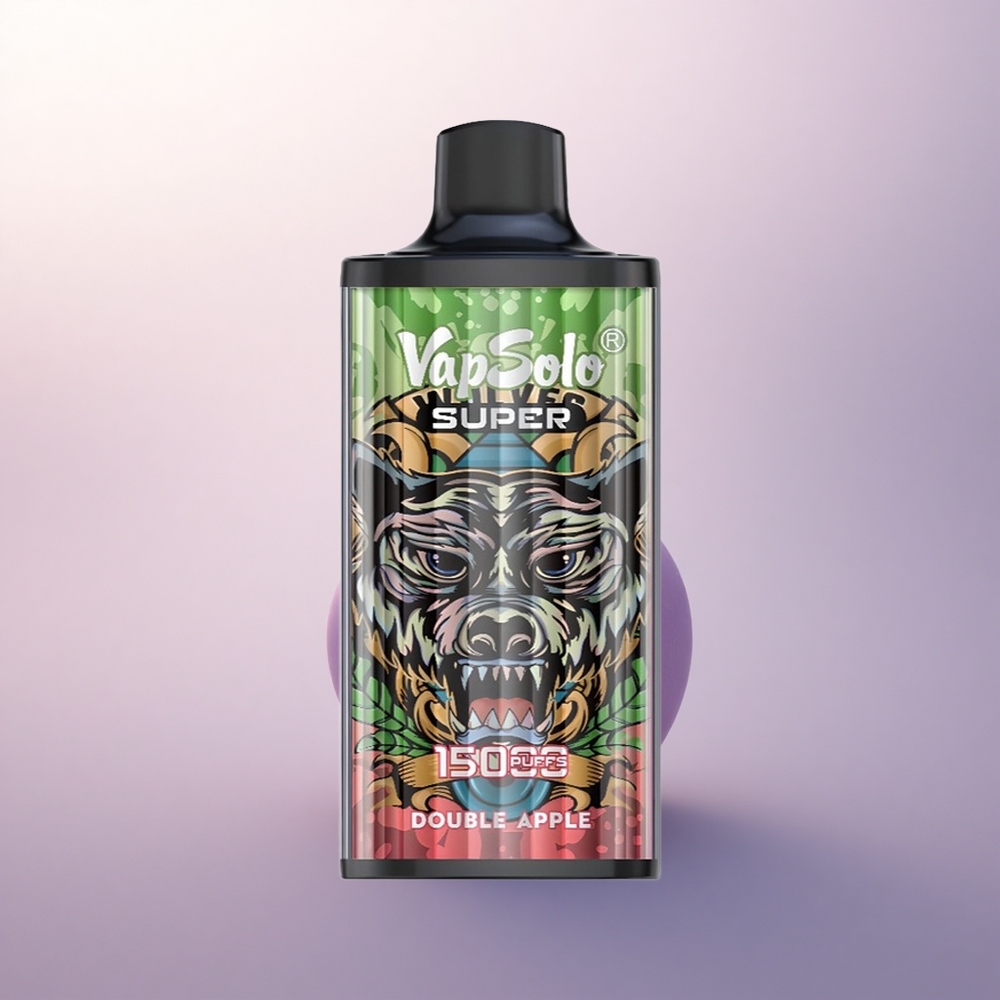 Vapsolo Super 15000 Puffs Dobbel Eple 40ml 850mAh