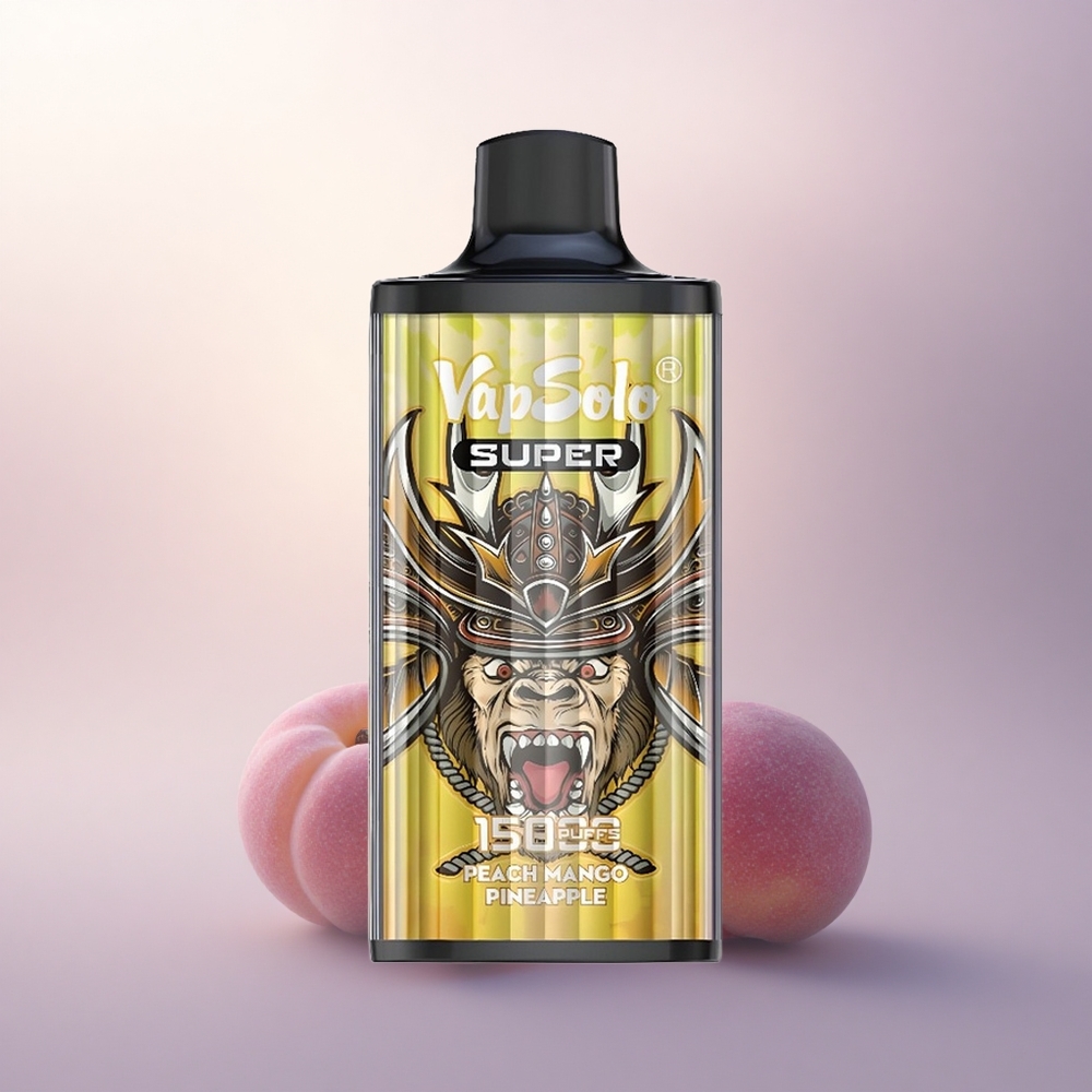 Vapsolo Super 15000 Puffs Fersken Mango Ananas 40ml 850mAh