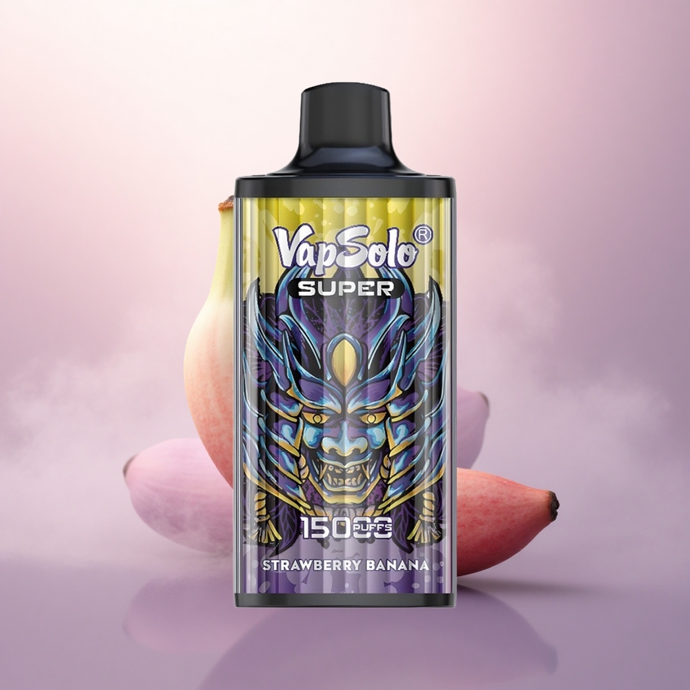 Vapsolo Super 15000 Puffs Jordbær Banan 40ml 850mAh Type-C
