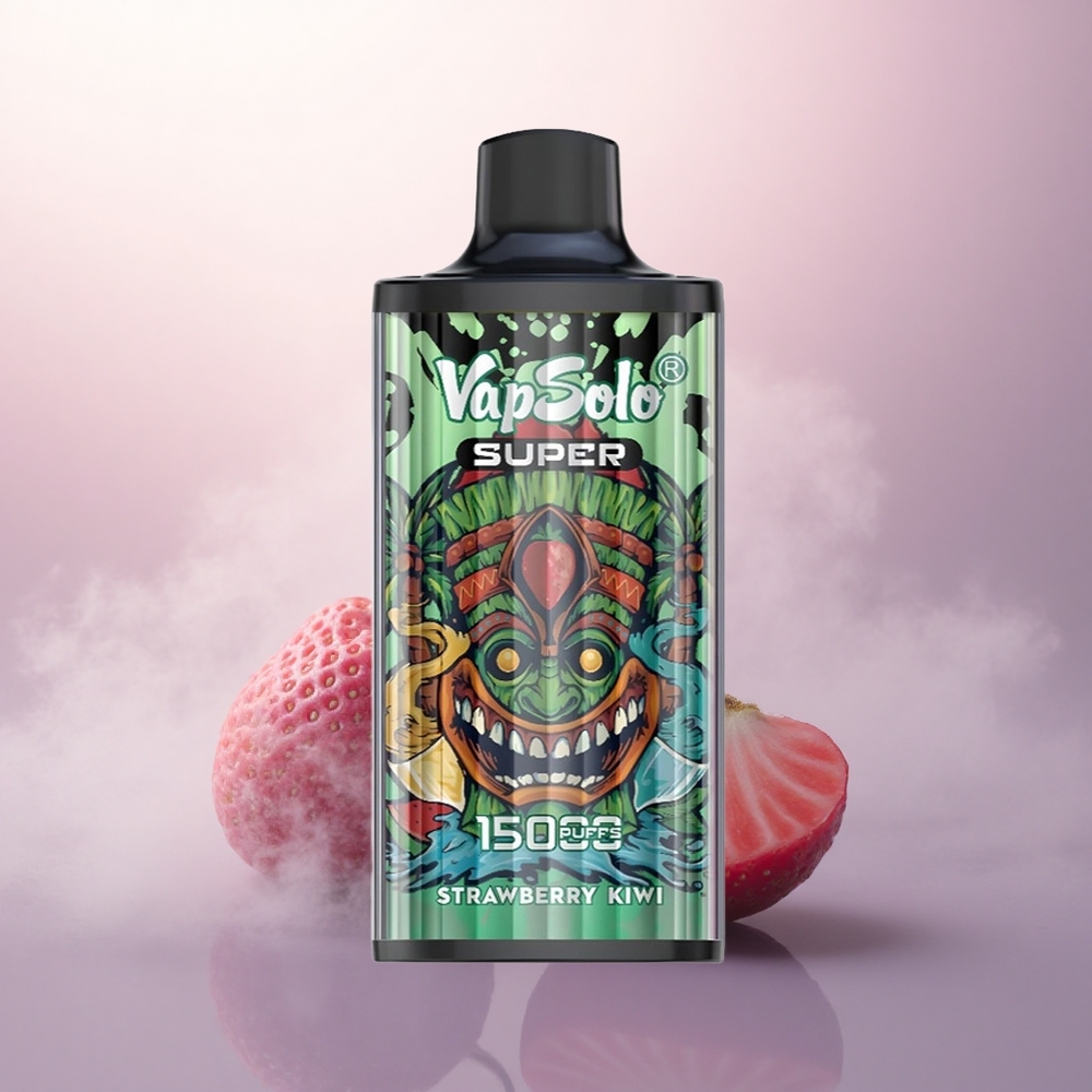Vapsolo Super 15000 Puffs Jordbær Kiwi 40ml 850mAh Type-C