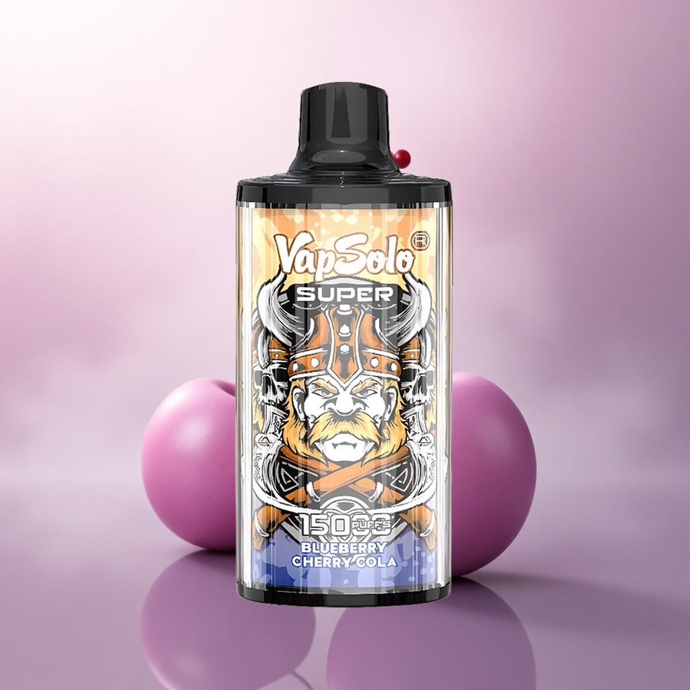 Vapsolo Super 15000 Puffs Kirsebær Cola 40ml 850mAh