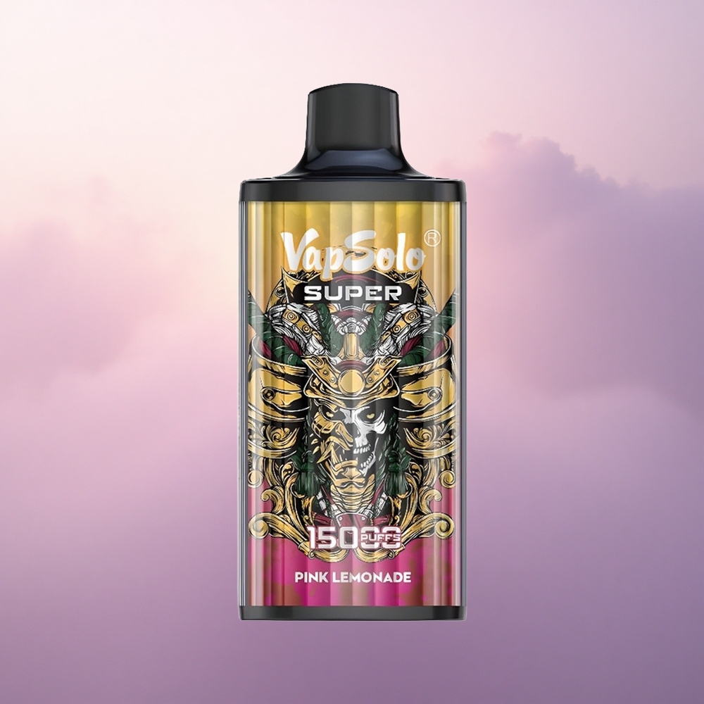 Vapsolo Super 15000 Puffs Super Rosa Sitronade 40ml 850mAh