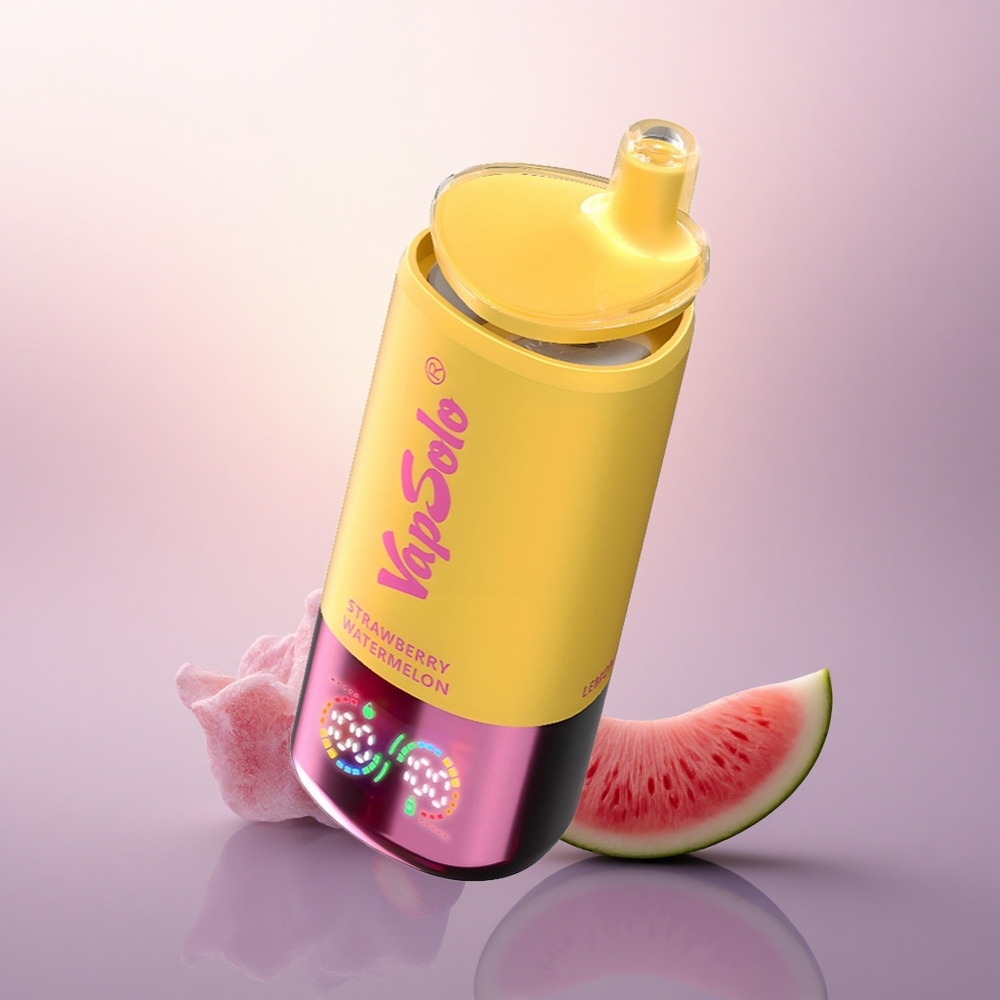 Vapsolo Triple 30000 Puffs Jordbær Vannmelon & Sitrus Fersken 40ml 20 mg/ml Nikotin Type-C