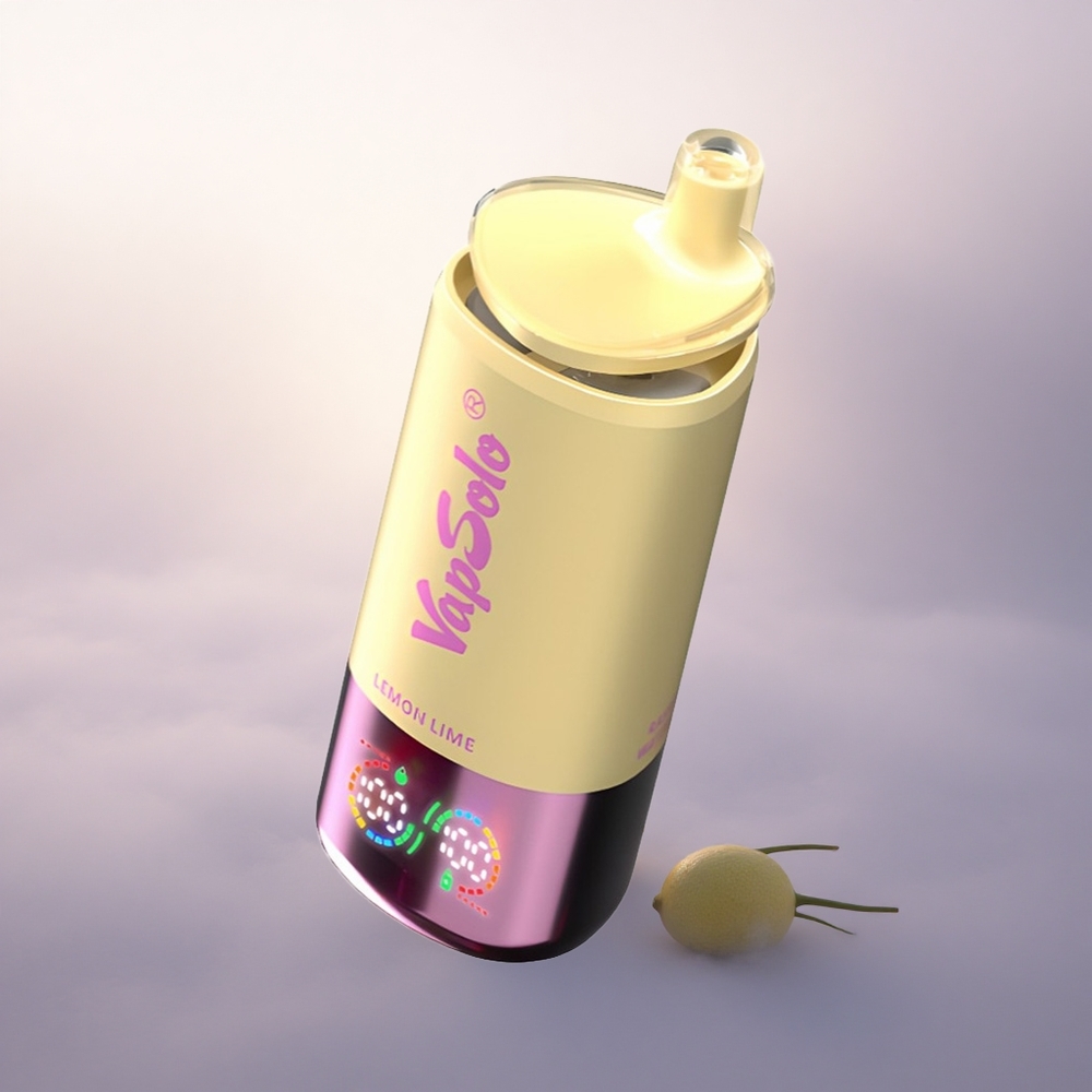 Vapsolo Triple 30000 Puffs Lime og Sitron 40ml Type-C 20mg nikotin